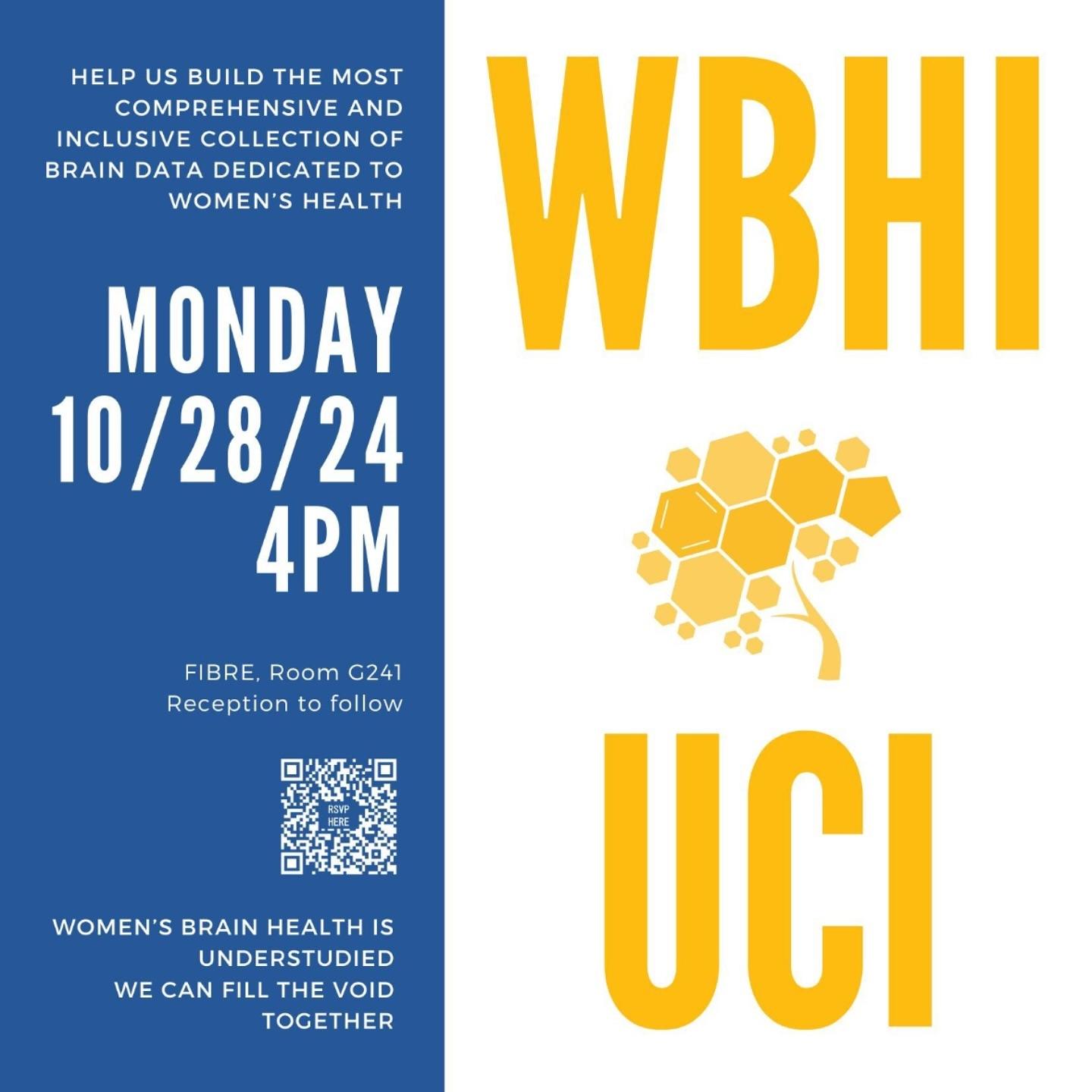 Invitation to WBHI UCI townhall