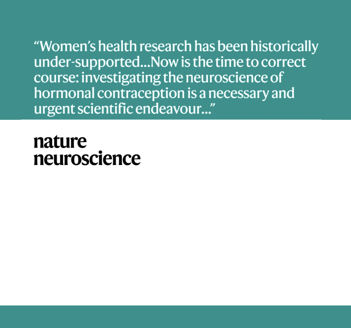 Perspective piece in Nature Neuroscience